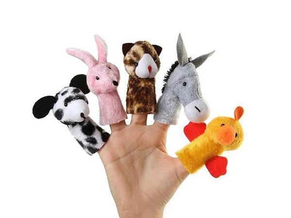 بازی عروسک های انگشتی حیوانات مزرعه شادی رویان