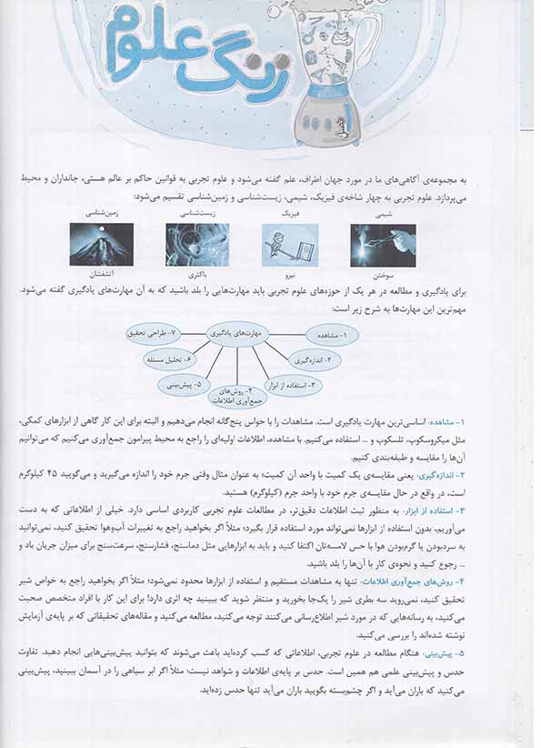 کتاب علوم تیزهوشان ششم دبستان خیلی سبز